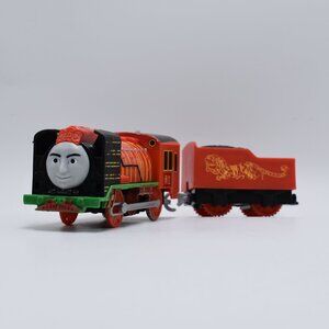 YOUNG BAO Trackmaster Motorized Train Battery Operated Engine Mattel 2013 Works